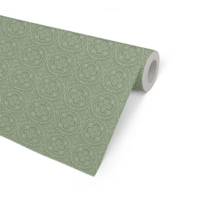 Green Orient Wrapping Paper