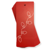 XMAS LIGHTS DRAWING Red Gift Tag