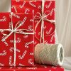 Candy Cane Counter Roll with Star Raffia