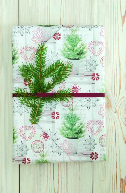 Christmas Pine Wrapping Paper