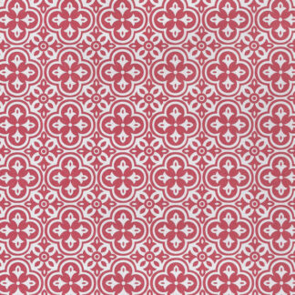 Matte Red Tiles Wrapping Paper