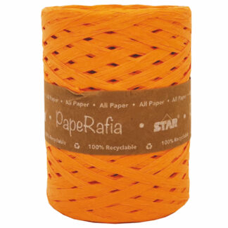 Orange Paper Raffia