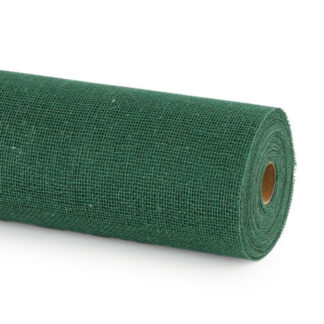 Dark Green Raw Cotton Net Roll