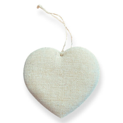 Fabric Heart on String