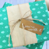 RIBBED FLOWER STEMS GREEN <br>Wrapping Paper - Image 2