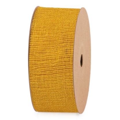 Yellow Raw Cotton Net Ribbon