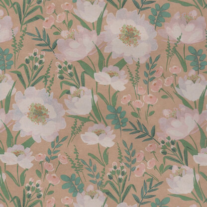 Flores Kraft Wrapping Paper