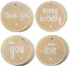 Bulk Buy EVERYDAY ROUND Kraft Gift Tags PK300