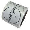 THANK YOU x <br>White Sticker - Image 2