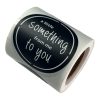 A LITTLE SOMETHING <br>Black Sticker - Image 2
