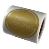 MERRY CHRISTMAS <br>Kraft+White Sticker - Image 2