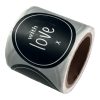 WITH LOVE x <br>Black Sticker - Image 2