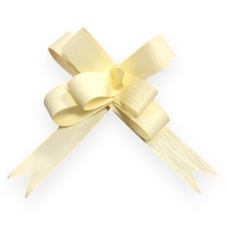 Ivory Matte Pull Bow