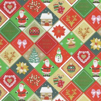 CHRISTMAS DIAMONDS Wrapping Paper