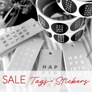 SALE Tags + Stickers
