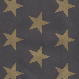 Stars on Midnight Kraft Wrapping Paper