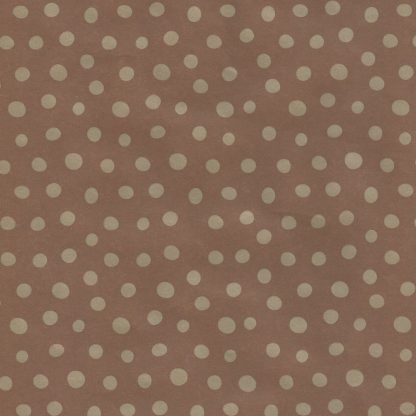 Spot On Cinnamon Kraft Wrapping Paper