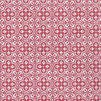 Matte Red Tiles Wrapping Paper