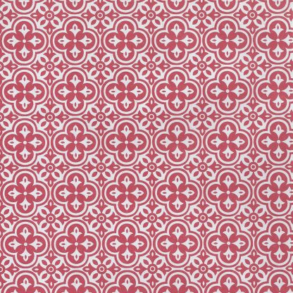 Matte Red Tiles Wrapping Paper