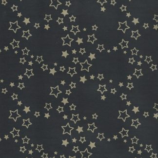 Starry Sky Black Wrapping Paper