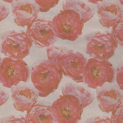 Peony Kraft Wrapping Paper