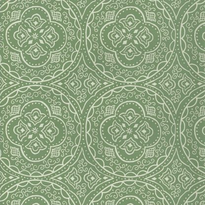 Green Orient Wrapping Paper