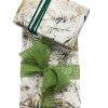 Palmshadow Wrap + Cotton Ribbon + Raw Cotton Ribbon