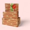 Ribbed Merry Christmas Counter Roll