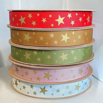 Star Grosgrain Ribbons