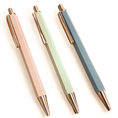 Pastel Push Pens