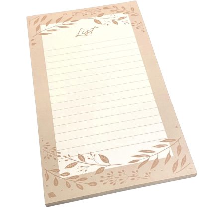 NATURAL LEAVES Magnetic Shopping Lists