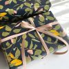 Aspen Wrapping Paper with Dusky Pink Matte Ribbon