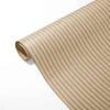 GOLD + STRIPE KRAFT <br>Wrapping Paper - Image 2