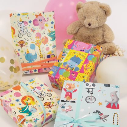 Circus and Celebrate Wrapping Paper