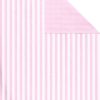 MATTE PINK STRIPE + PINK Wrapping Paper