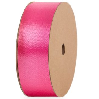 FUCHSIA SATIN 38mm Fabric Ribbon