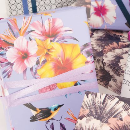 Tropical Bird and Coral Wrapping Paper