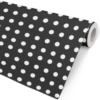 Big Spot Black Wrapping Paper