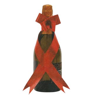 RED METALLIC Hug Pull Bow