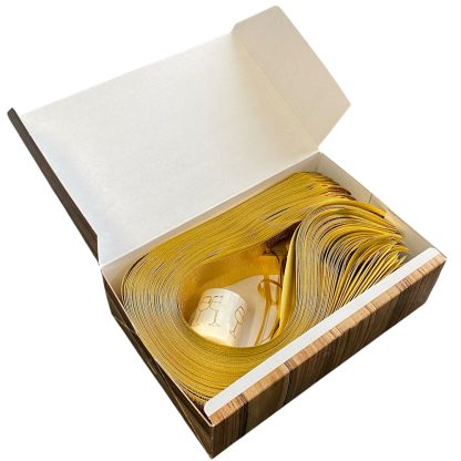 GOLD METALLIC Hug Pull Bow