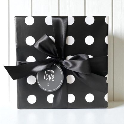 BIG SPOT BLACK <br>Wrapping Paper - Image 3