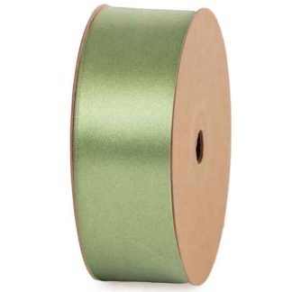 SAGE GREEN 38mm Fabric Satin Ribbon