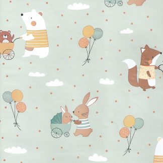 Minibuddy Mint Wrapping Paper